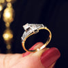 Divine Loveliness! Vintage Diamond 'Toi et Moi' Ring