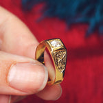 Vintage Victorian Hand Cut Diamond Dress Ring