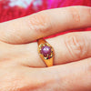 Antique Date 1915 Star Ruby Ring
