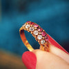 Dainty Darling Victorian Spinel & Paste Dress Ring