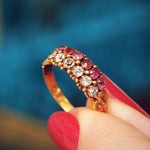 Dainty Darling Victorian Spinel & Paste Dress Ring