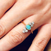 Antique Opal & Diamond Dress Ring