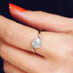 Vintage Diamond Cluster Ring