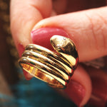 Beautiful Quality Date 1898 Diamond Snake Ring