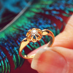 Adorable Antique Diamond Engagement Ring