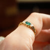 Perfect Darling Victorian Emerald & Diamond Ring