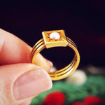Antique Victorian Natural Pearl Ring