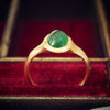 Rare Date 1909 Arts & Crafts Chalcedony Ring