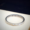 Darling Vintage Slim Q/8.25 Platinum & Diamond Eternity Ring