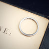 Darling Vintage Slim Q/8.25 Platinum & Diamond Eternity Ring