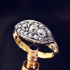 Handmade Antique Diamond Cluster Ring