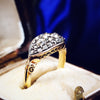 Handmade Antique Diamond Cluster Ring