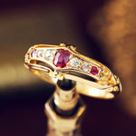 Petite Precious Date 1907 Ruby & Diamond Ring
