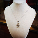 Quintessentially Art Deco Diamond Drop Pendant