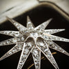 A Shimmering Splendour! Antique Victorian Diamond Starburst Brooch
