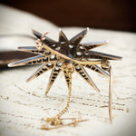 A Shimmering Splendour! Antique Victorian Diamond Starburst Brooch