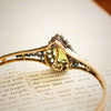 Grandiloquent Victorian Peridot & Diamond Convertible Bangle