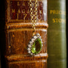 Grandiloquent Victorian Peridot & Diamond Convertible Bangle