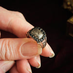 Precious Georgian Date 1831 Mourning Ring