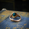 Romantic Date 1907 Turquoise & Gold Ring