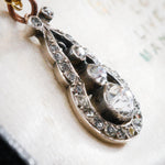 An Enchanting Antique Edwardian Paste Pendant