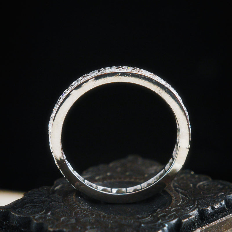 Diamond & 18ct White Gold Full Eternity Ring