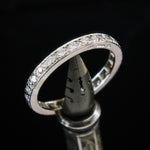 Diamond & 18ct White Gold Full Eternity Ring