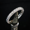 Vintage Size N/6.75 Diamond & White Gold Full Eternity Ring