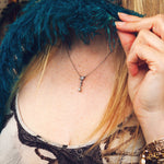 Antique Platinum Diamond Lavaliere Pendant