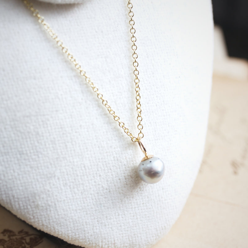 Vintage Moonglow Pearl Pendant