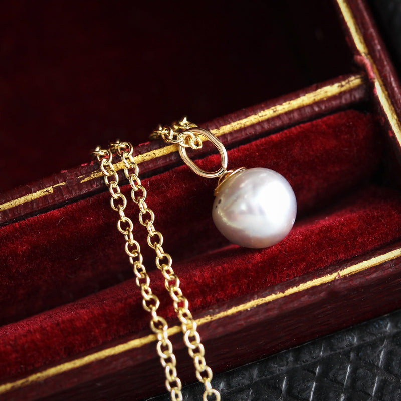 Vintage Moonglow Pearl Pendant