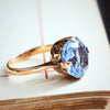 A Sublime Vintage Specimen Cushion Shaped Sapphire Ring