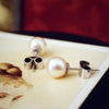 Fabulous Quality Vintage Cultured Pearl Earrings