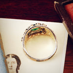 Georgian Style Paste & Rose Cut Diamond Band Ring
