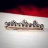 Original Georgian Black Dot Paste Lace Pin