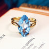 Vintage Blue Spinel Cocktail Ring