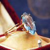 Fabulous Vintage Blue Spinel Cocktail Ring