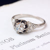 Vintage Art Deco Diamond Engagement Ring