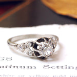 Coveted Vintage Art Deco Diamond Engagement Ring
