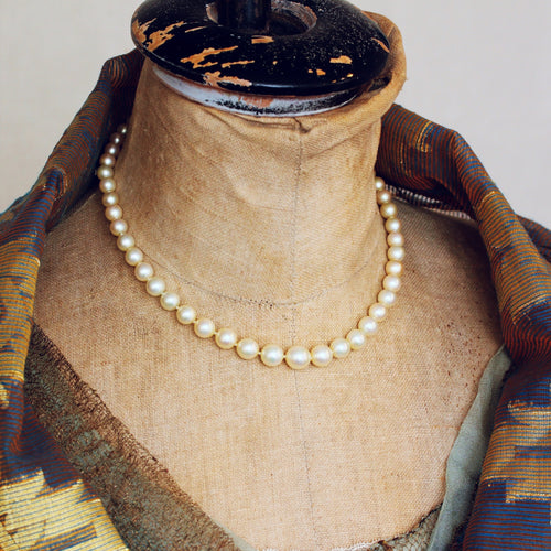 Vintage Antique Pearl Necklaces Fetheray