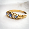 Date 1904 Sapphire & Diamond Engagement Ring