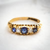 Date 1904 Sapphire & Diamond Engagement Ring
