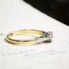 Vintage Mid Century Brilliant Cut Diamond Solitaire Ring
