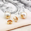 Vintage Freshwater Pearl Stud Earrings on 9ct Gold