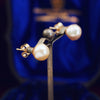 Vintage Freshwater Pearl Stud Earrings on 9ct Gold