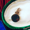 Antique Edwardian Bloodstone Spinner Fob