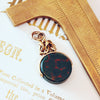 Cute Antique Edwardian Bloodstone Spinner Fob