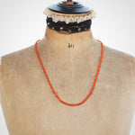 Precious Hand Carved Antique Georgian Coral Necklace
