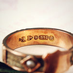Date 1900 Braided Hair Band Ring