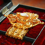 Victorian Continental 18ct Gold Citrine Bracelet